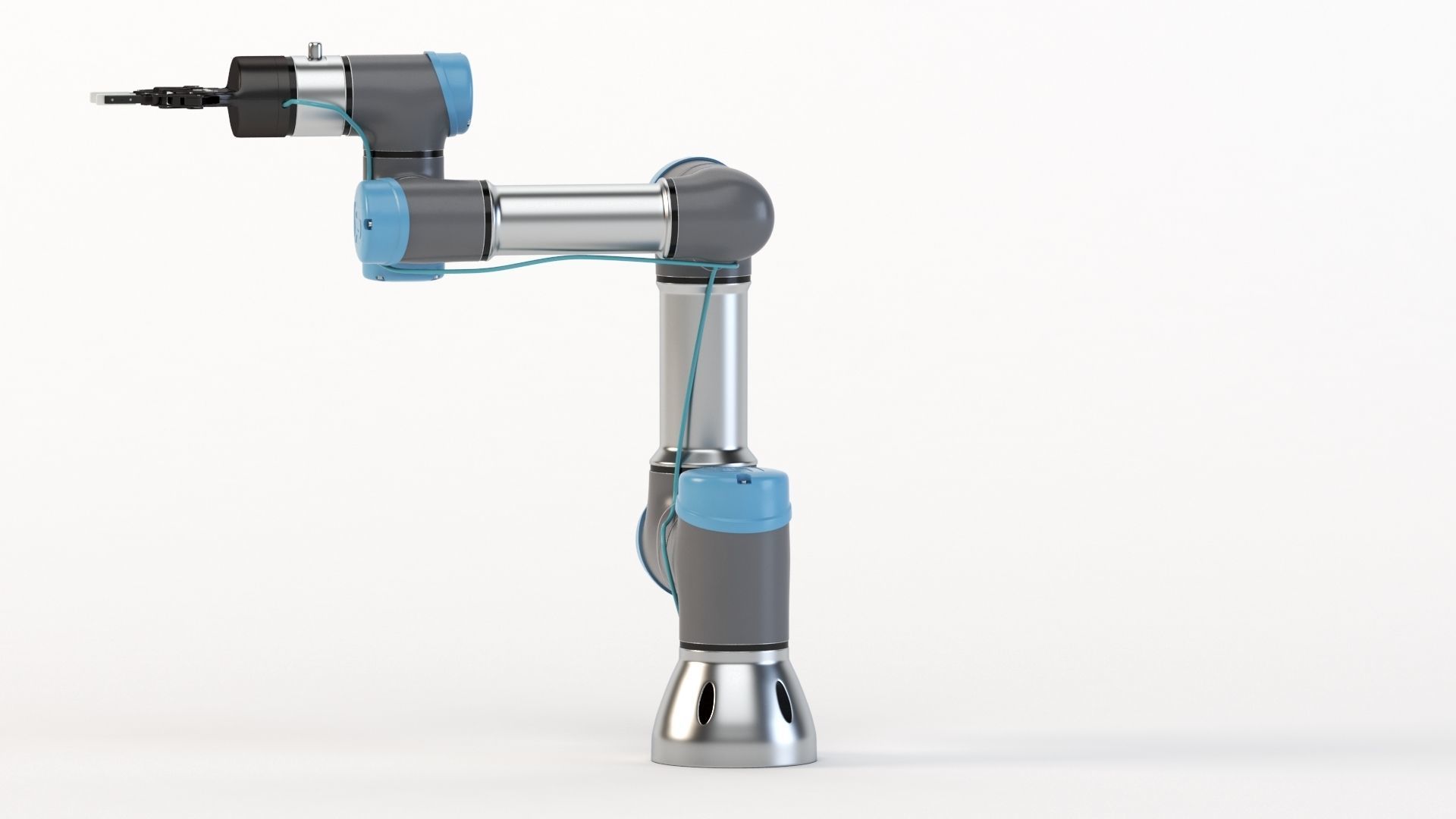 Universal Robots collaborative UR3 With Robotiq Two Finger 3D model_40