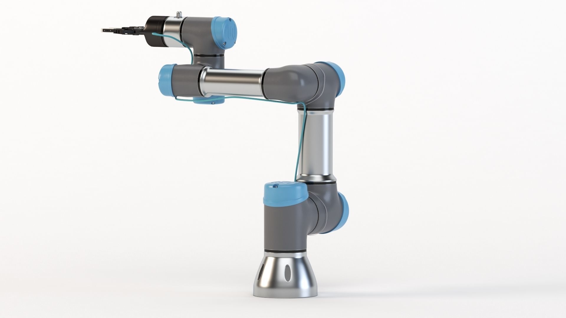 Universal Robots collaborative UR3 With Robotiq Two Finger 3D model_38