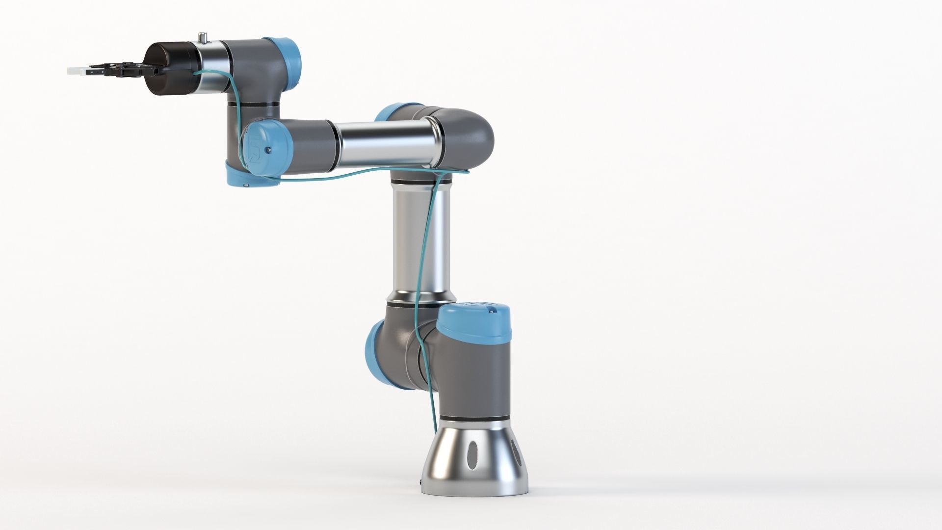Universal Robots collaborative UR3 With Robotiq Two Finger 3D model_41