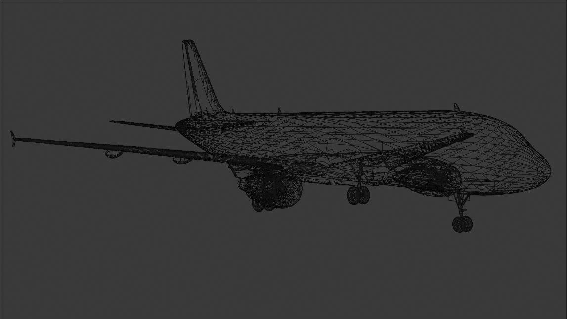 PACK Airbus A320-200 multi Livery Low-poly 3D model_12