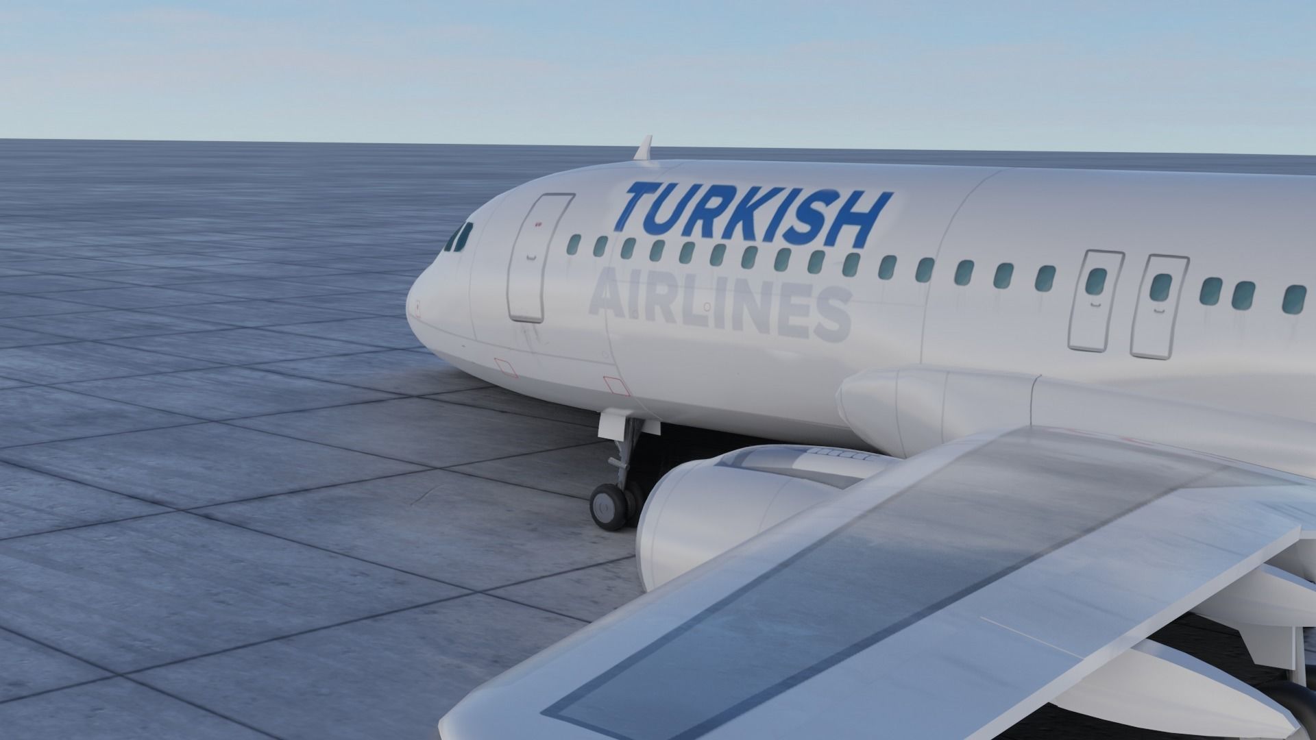 PACK Airbus A320-200 multi Livery Low-poly 3D model_5