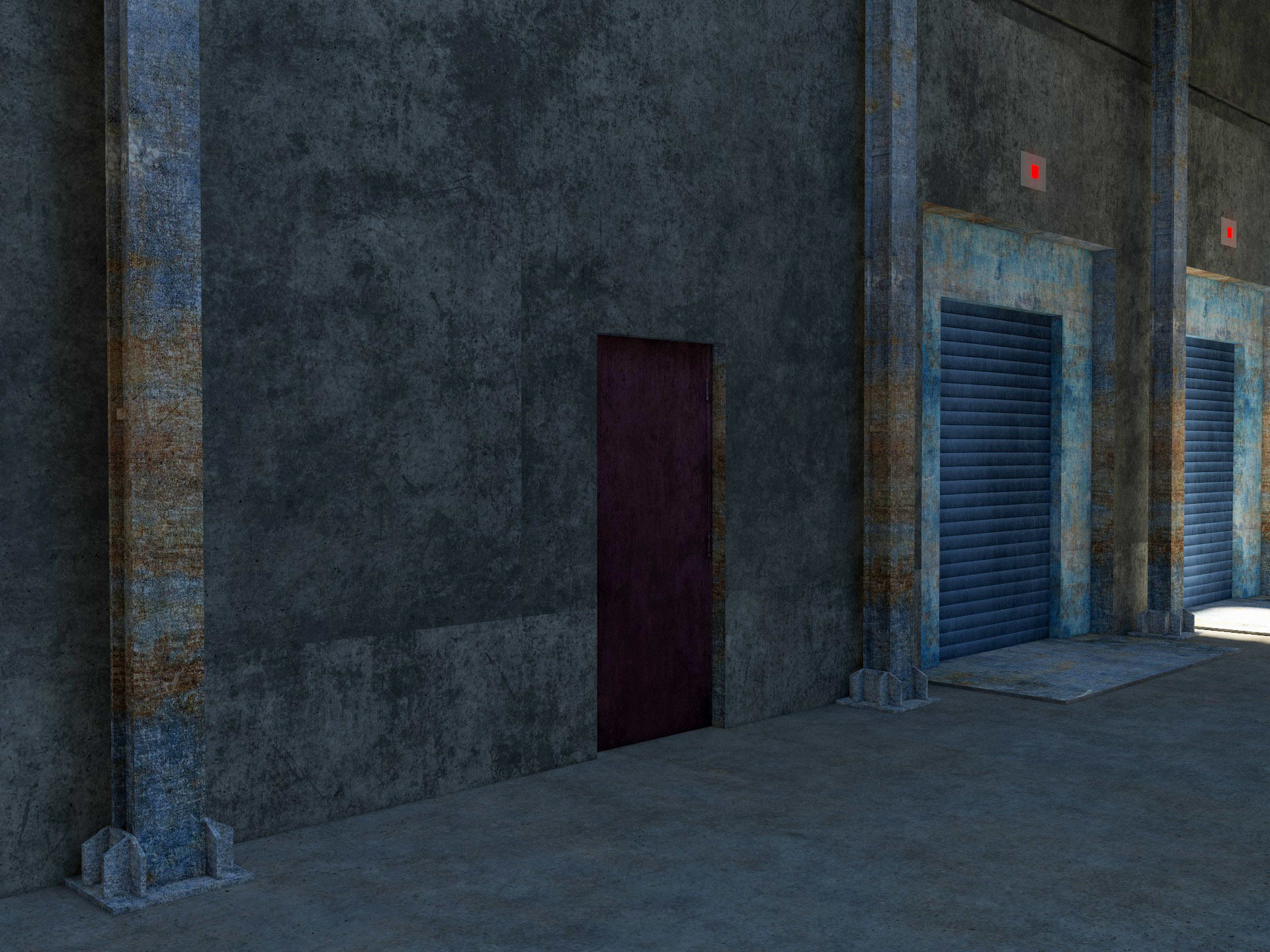 Warehouse Logistic Building 2 3D model_11