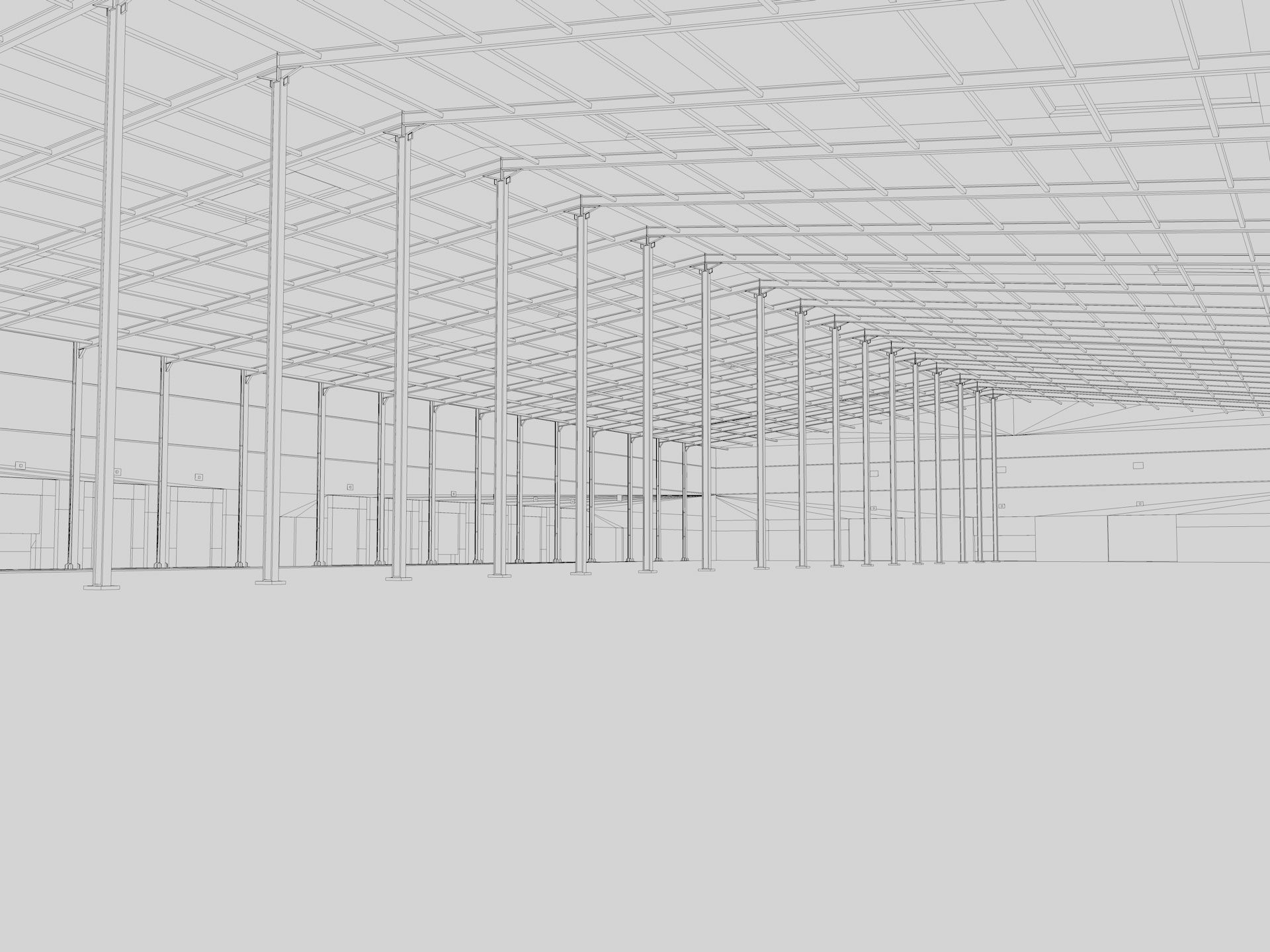Warehouse Logistic Building 2 3D model_13