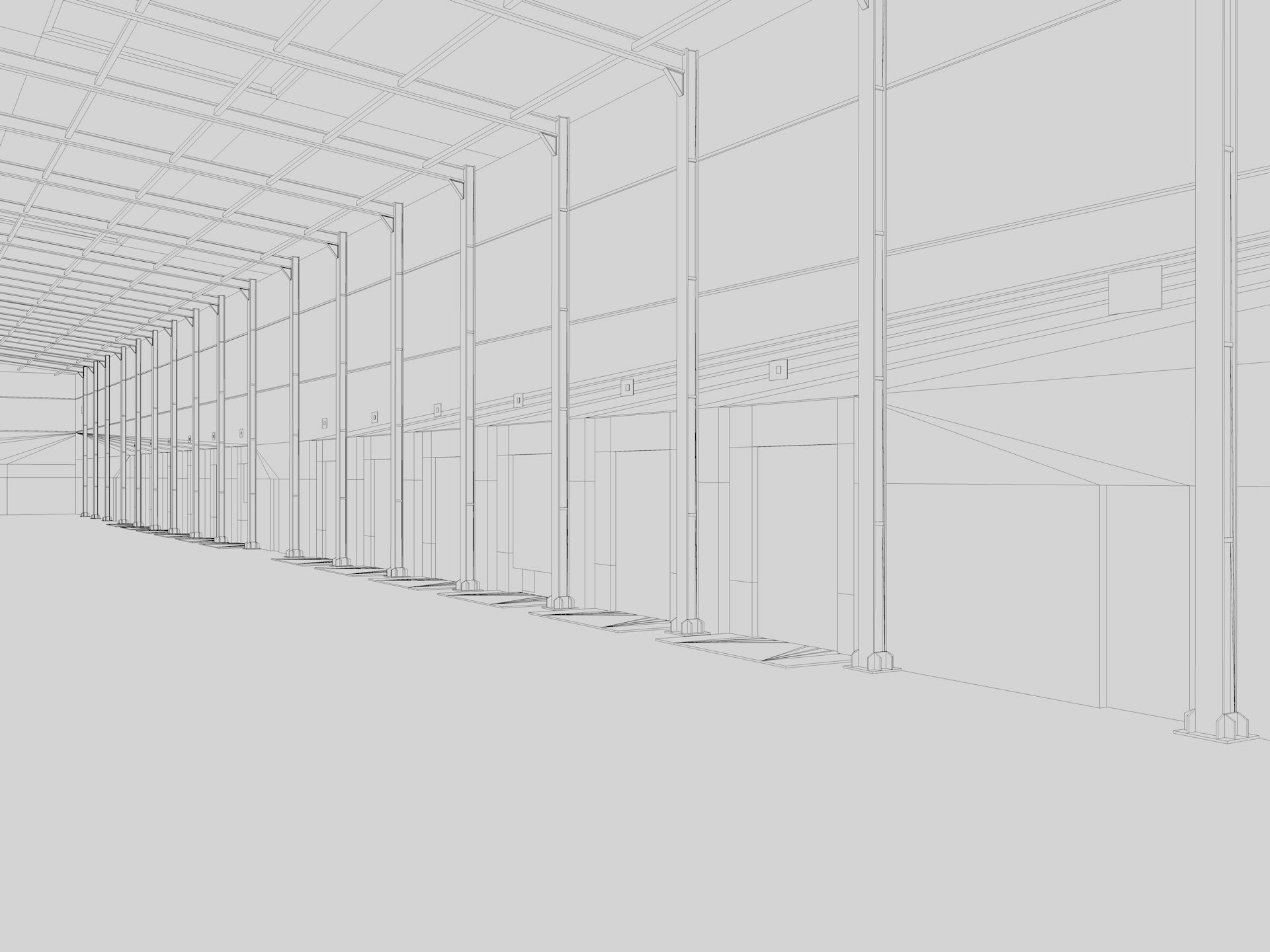 Warehouse Logistic Building 2 3D model_20