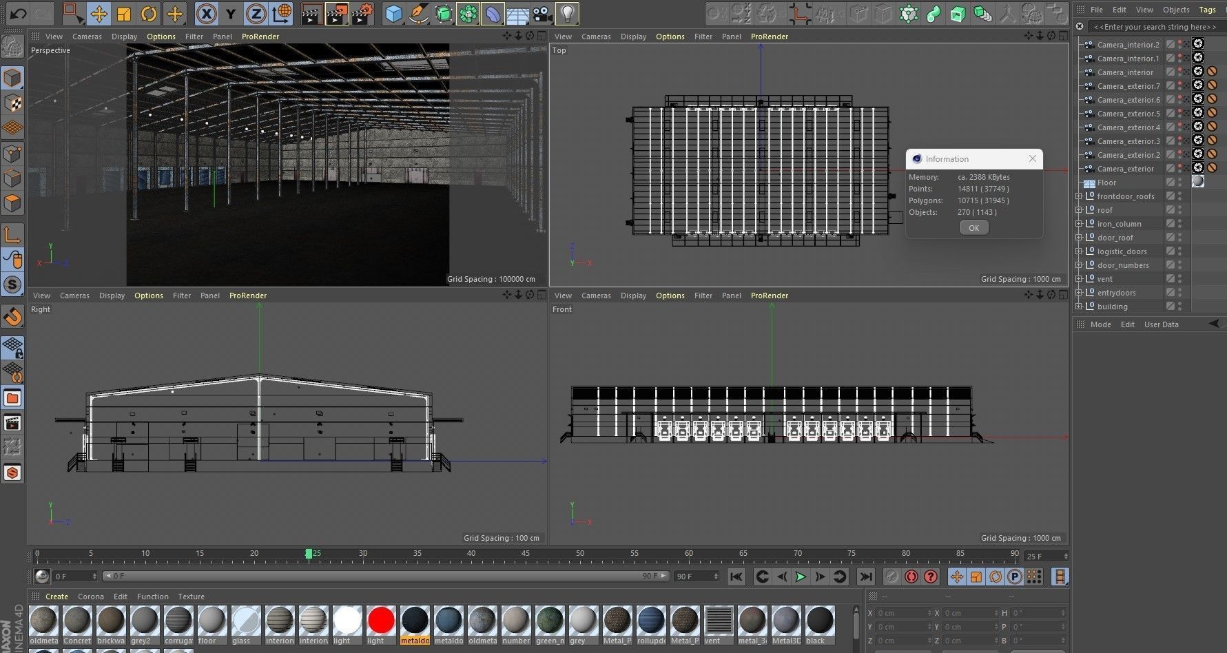 Warehouse Logistic Building 2 3D model_26