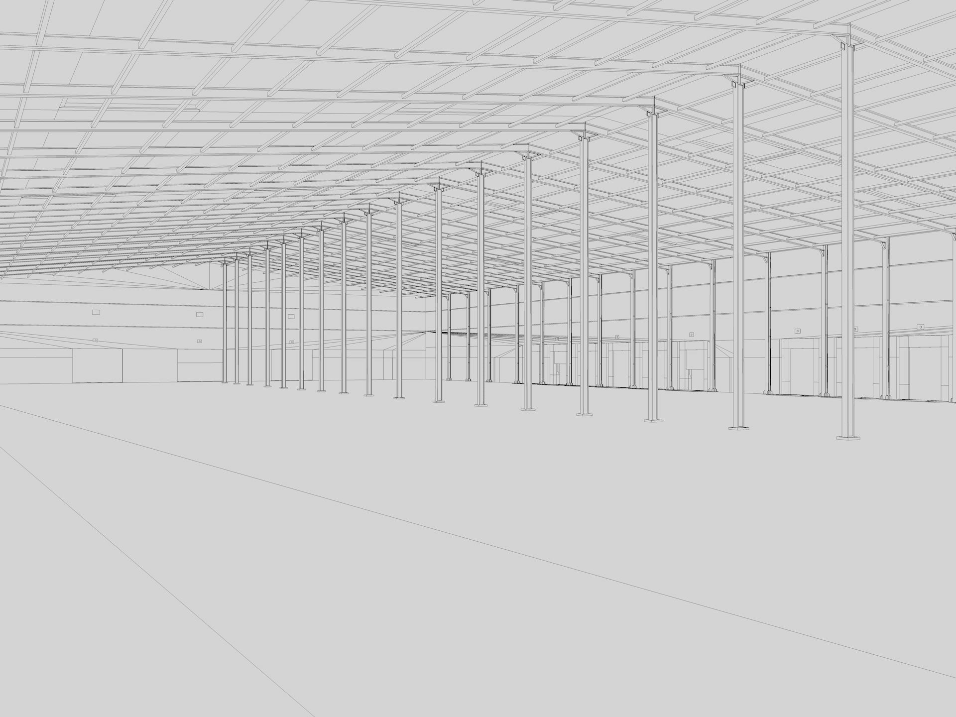 Warehouse Logistic Building 2 3D model_23