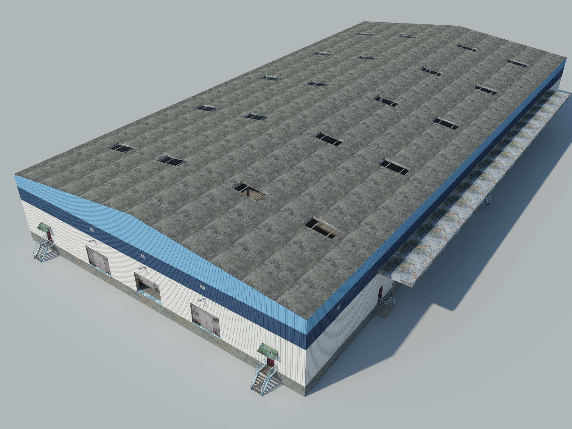 Warehouse Logistic Building 2 3D model_12