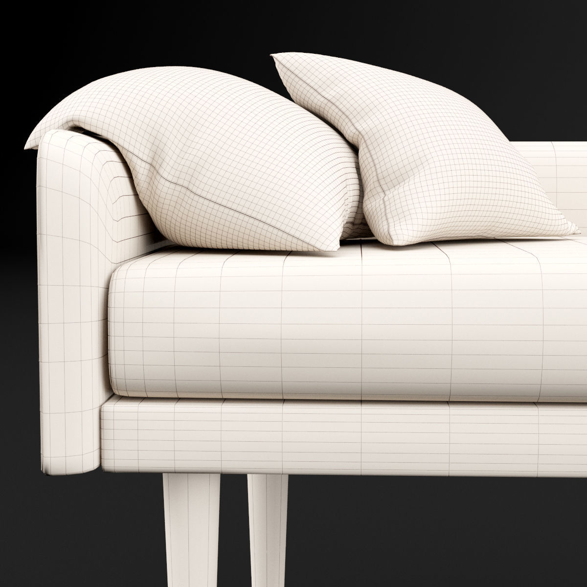 bed bench 4 3D model_19