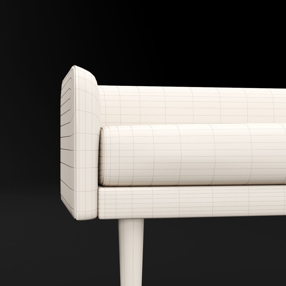 bed bench 4 3D model_15