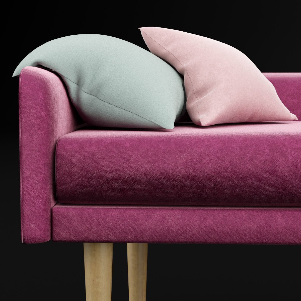 bed bench 4 3D model_18