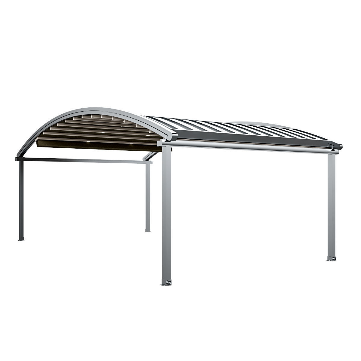 Motorized Pergola 4 vanadium 3D model_3