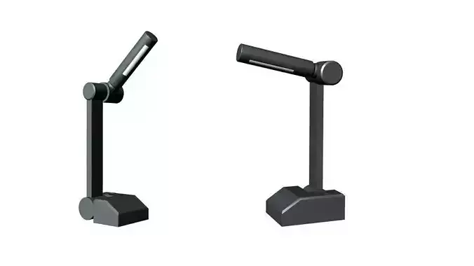 Lampshade Rotating Low-poly 3D model