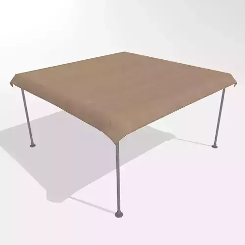 Market Tent Free low-poly 3D model