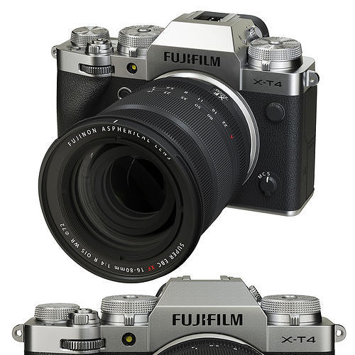 Fujifilm X-T4 Camera 3D model