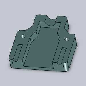 USB holder 3D print model_2