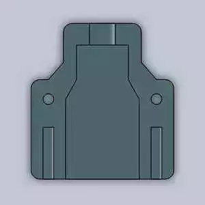 USB holder 3D print model