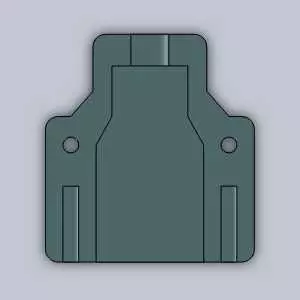 USB holder 3D print model_0