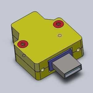 USB holder 3D print model_5