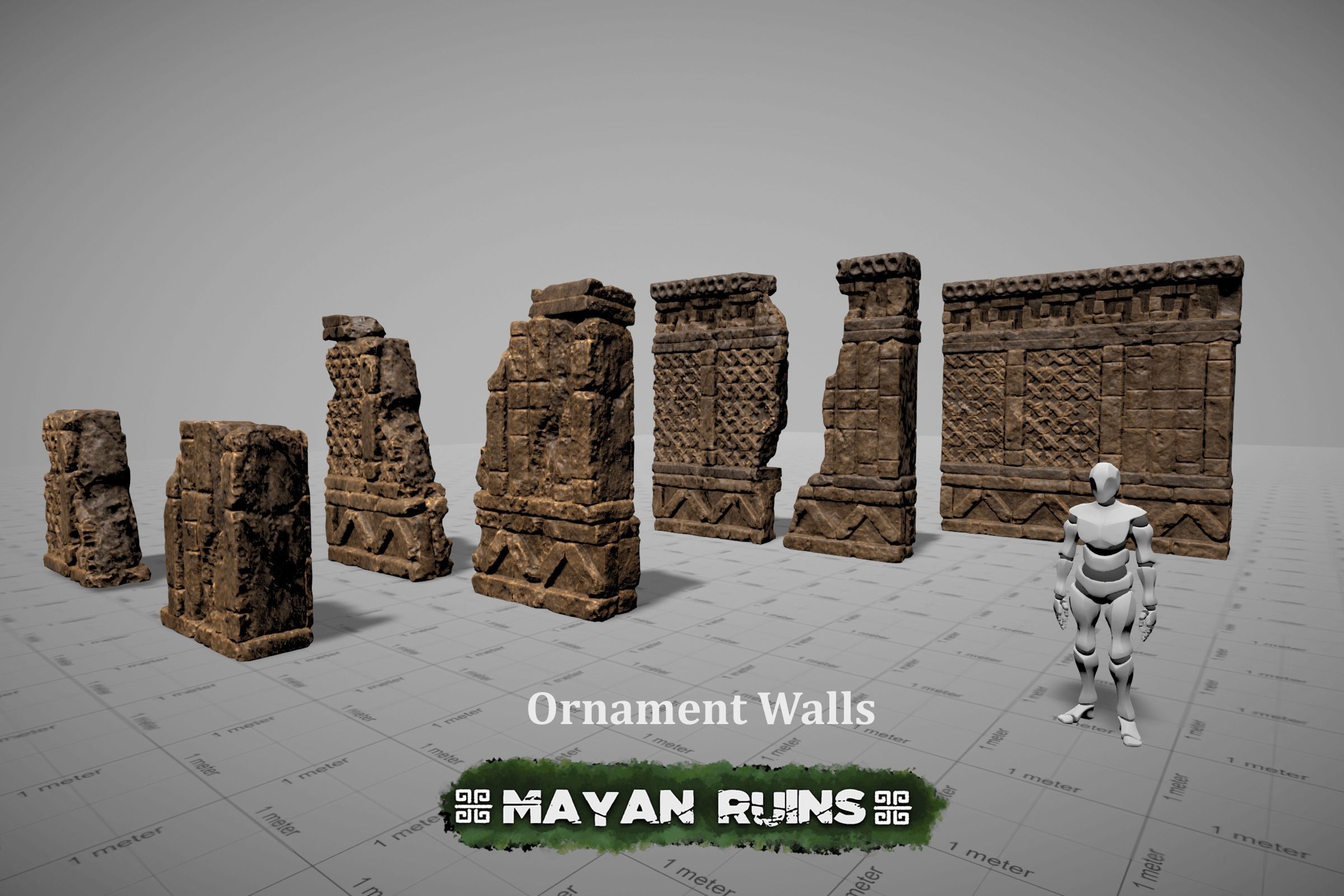 Mayan Ruins Low-poly 3D model_12