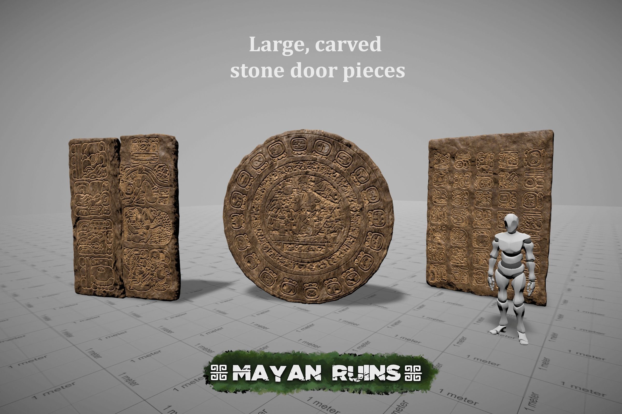 Mayan Ruins Low-poly 3D model_10