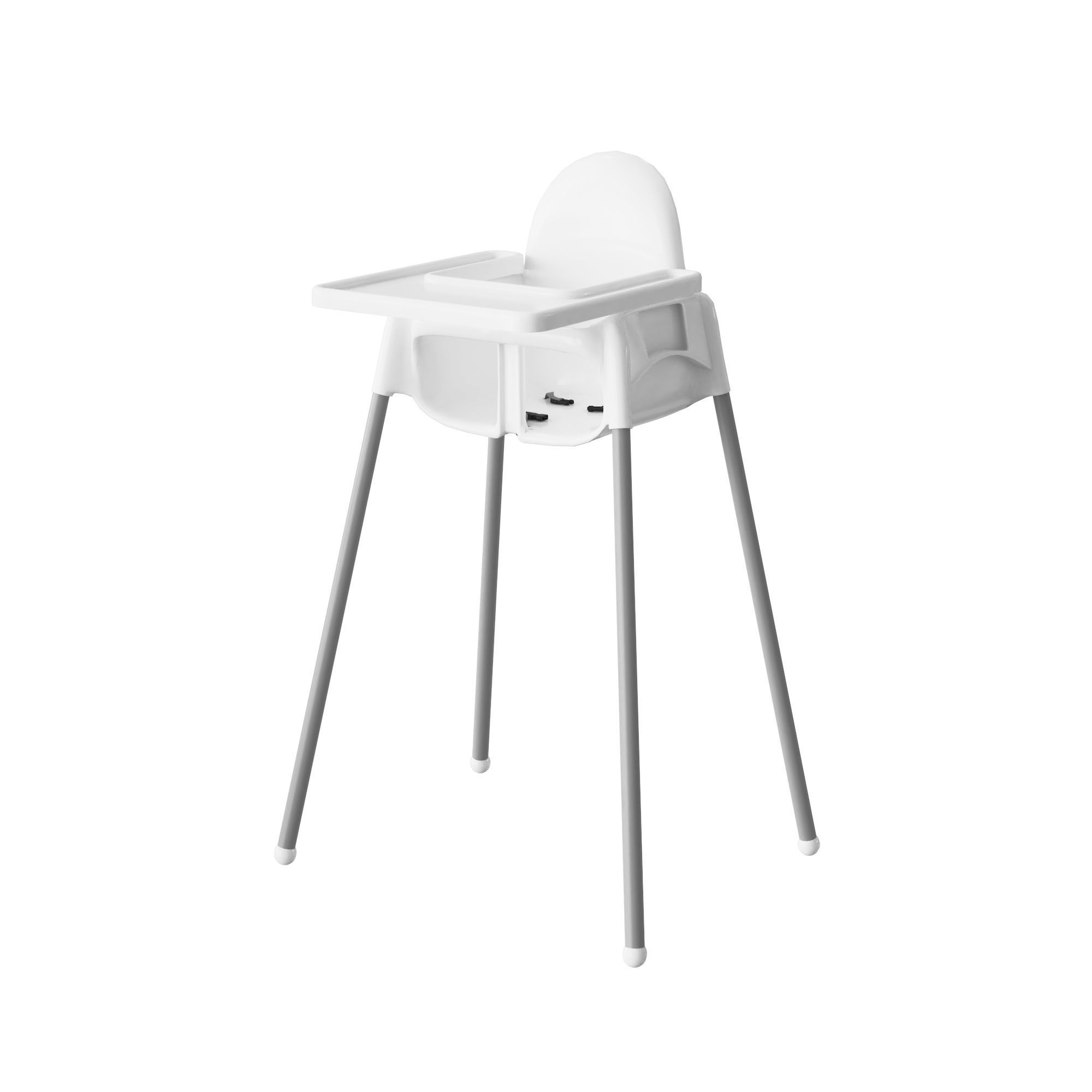 ANTILOP two high chairs with legs 3D model_3
