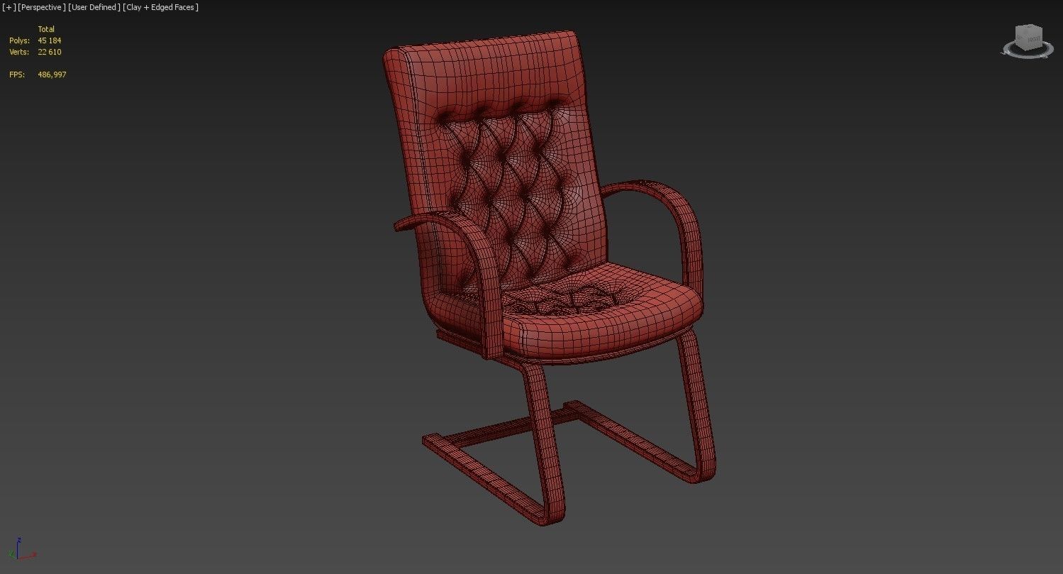 FIDEL EXTRA CF LB LE A Low-poly 3D model_4