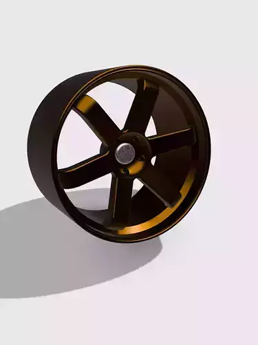 Volk TE37 JDM Style Scale Modeling drift 19x10  3D print model