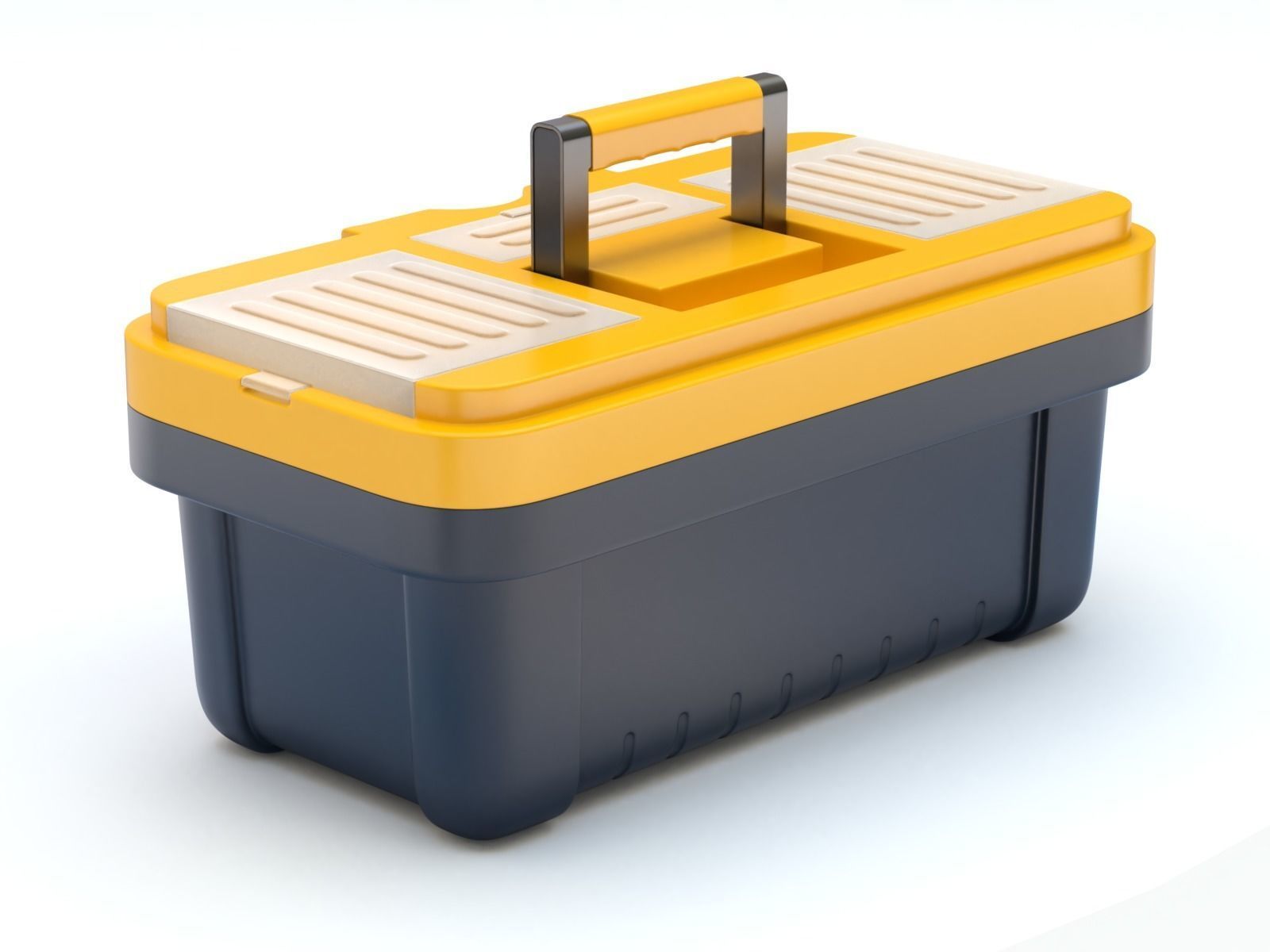 Plastic Toolbox 3D model_2