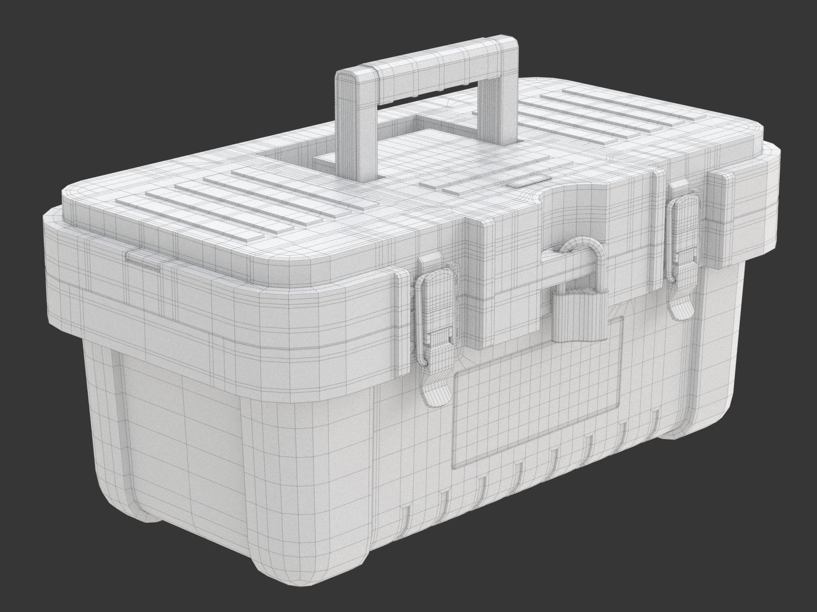 Plastic Toolbox 3D model_23