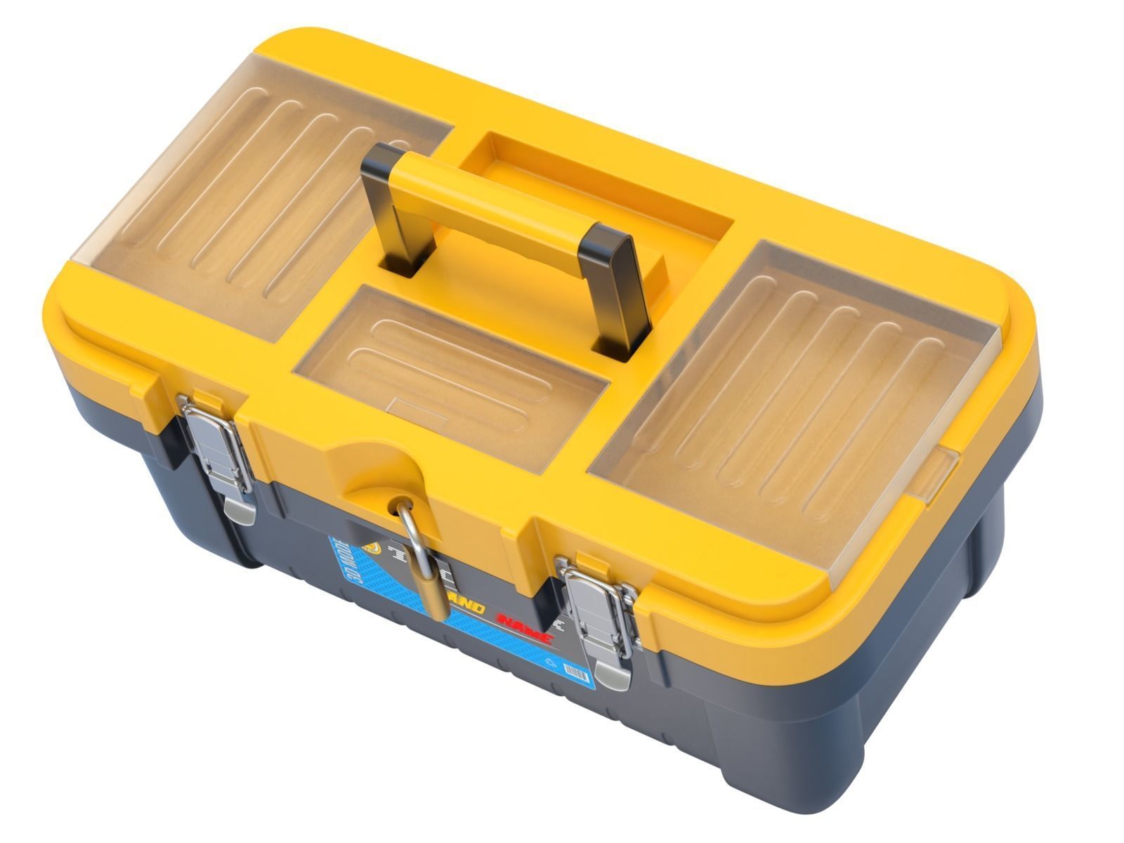 Plastic Toolbox 3D model_5