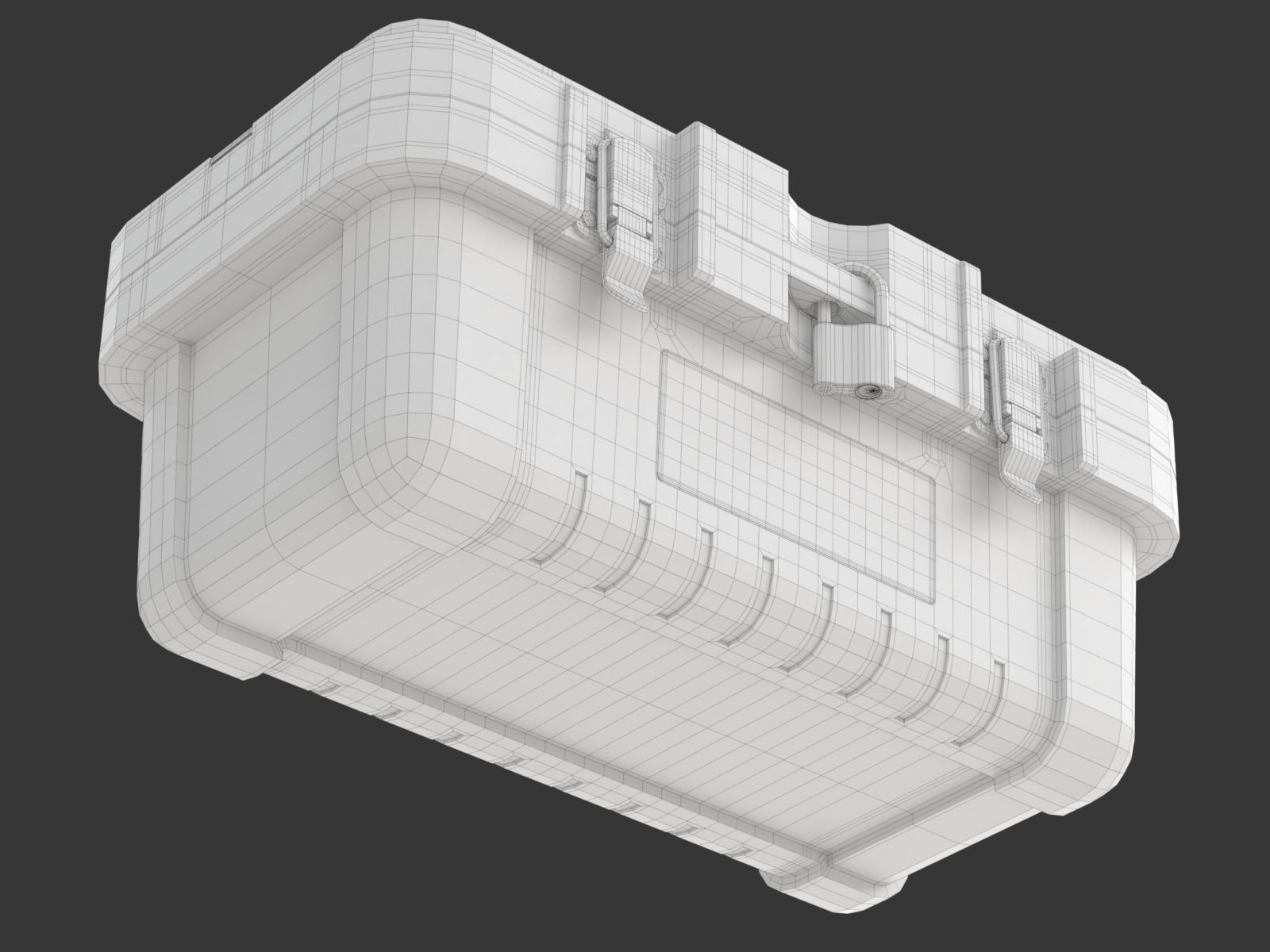 Plastic Toolbox 3D model_25
