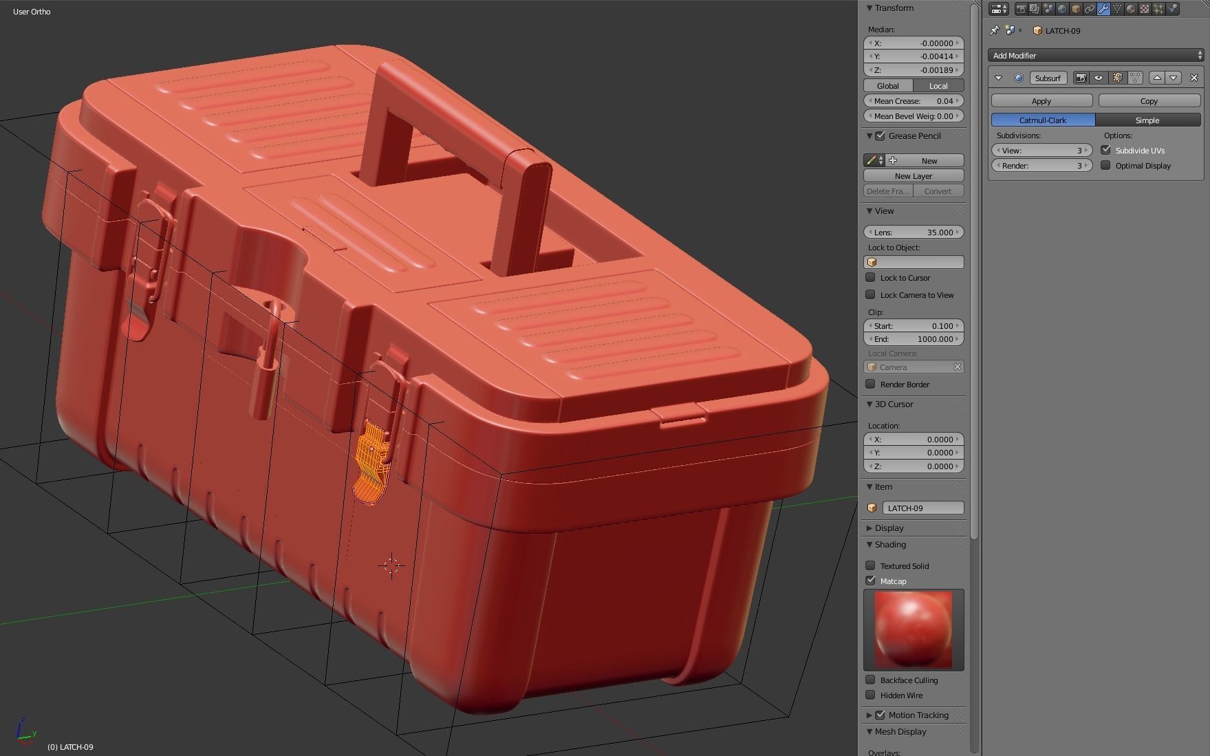 Plastic Toolbox 3D model_19