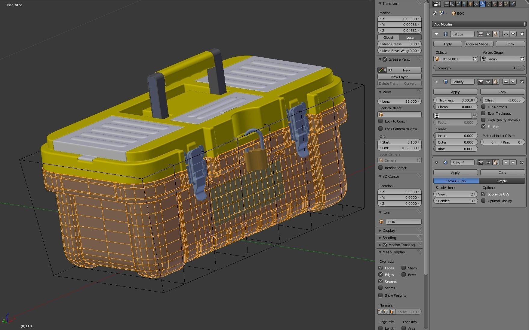 Plastic Toolbox 3D model_21