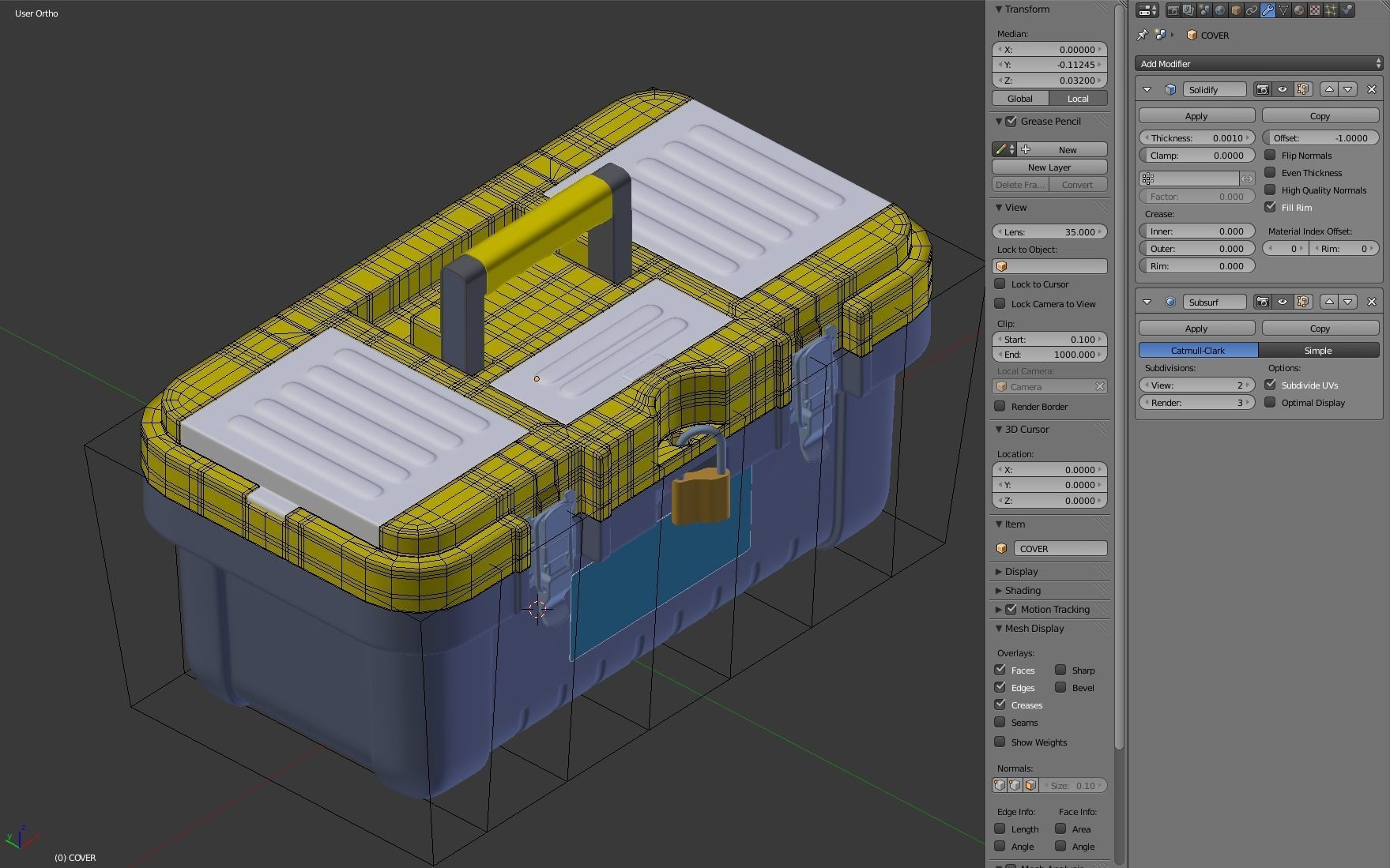 Plastic Toolbox 3D model_20
