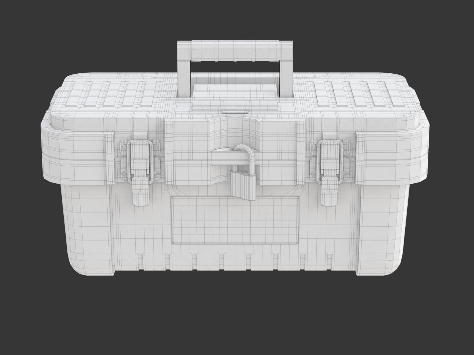 Plastic Toolbox 3D model_22