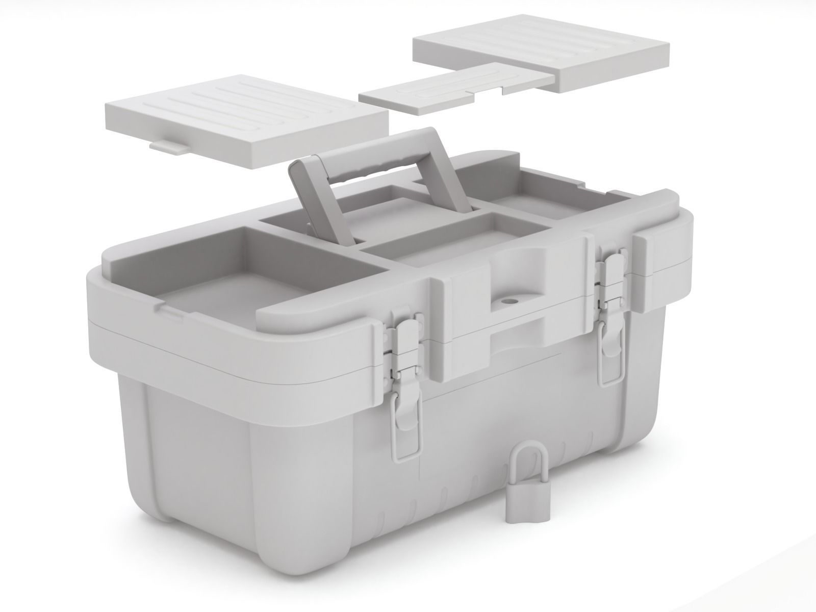 Plastic Toolbox 3D model_13