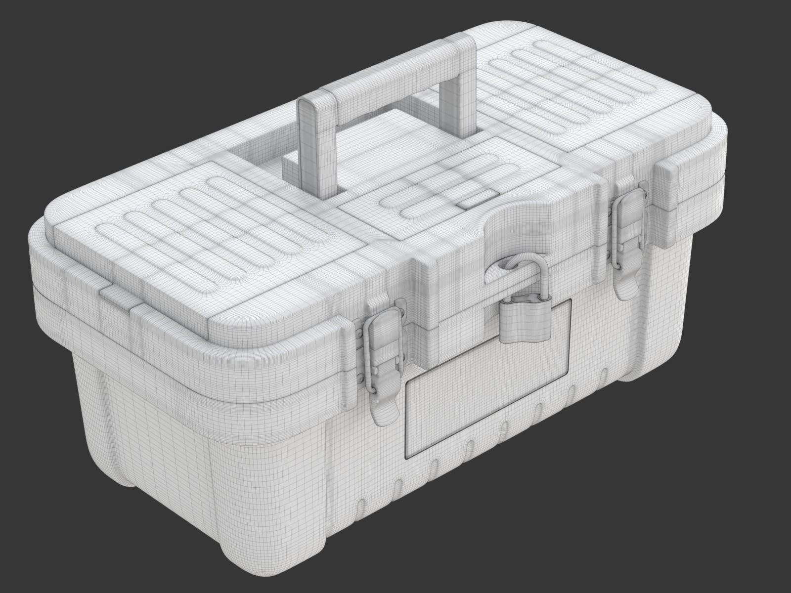 Plastic Toolbox 3D model_32