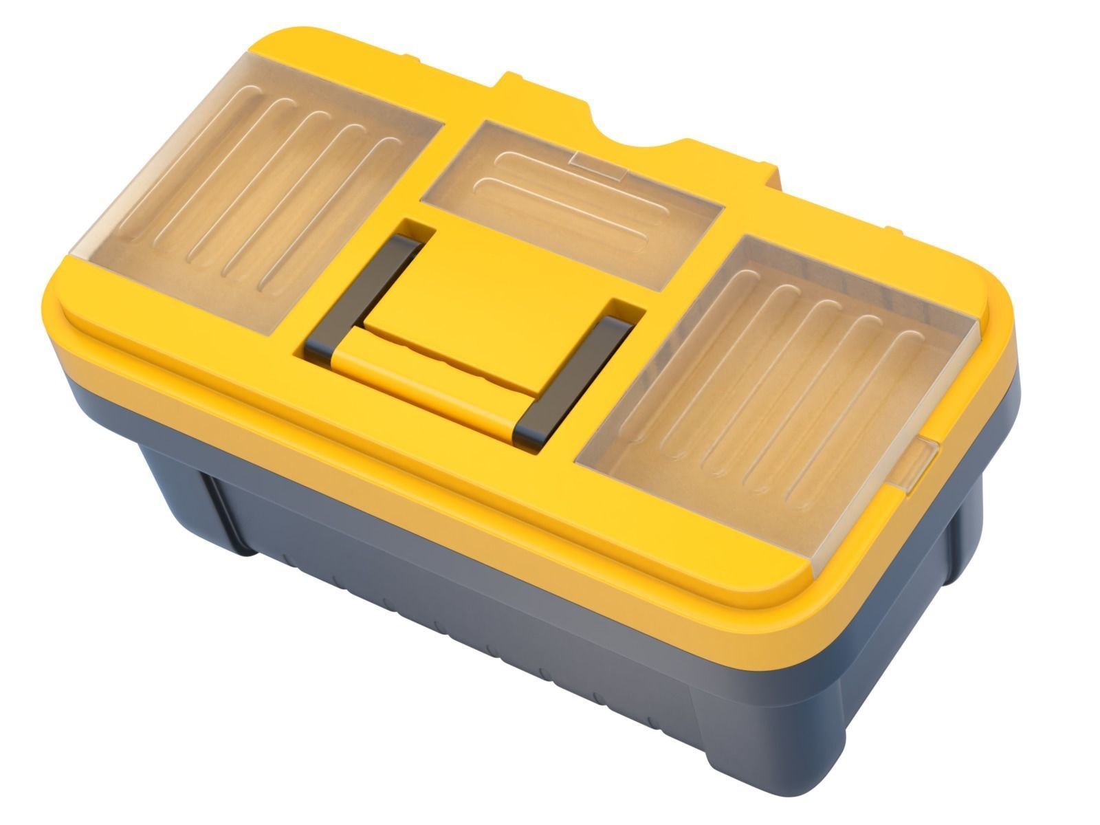 Plastic Toolbox 3D model_6
