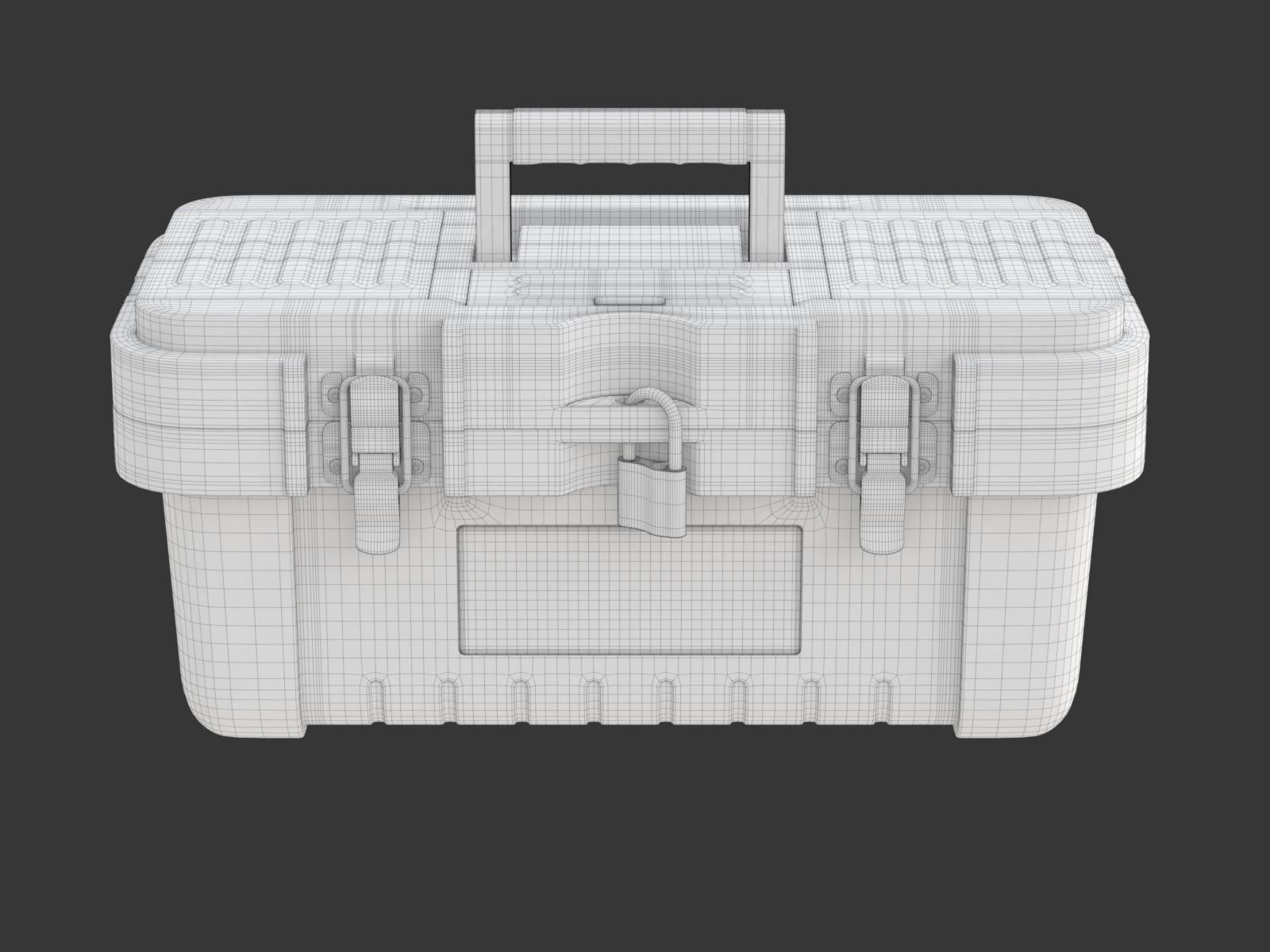 Plastic Toolbox 3D model_28