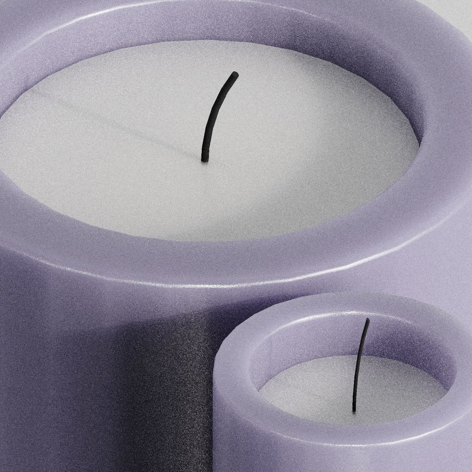 Modern candle Free 3D model_4