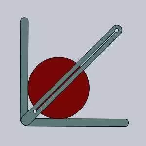 Circle center finder 3D model_0