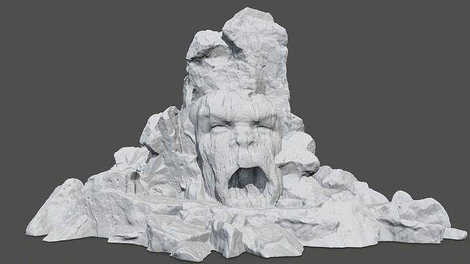 rock gate  3D print model