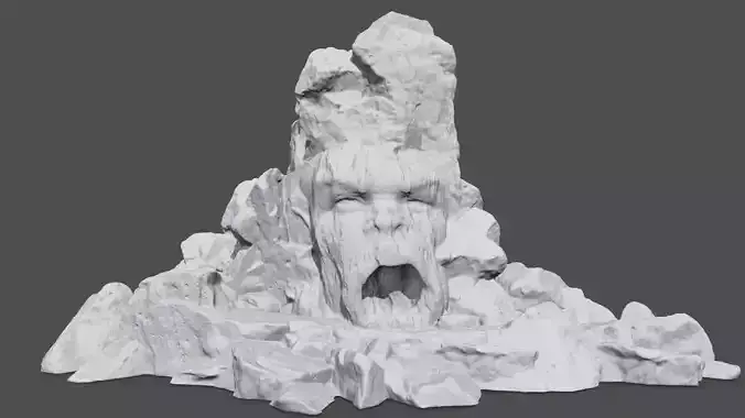 rock gate  3D print model