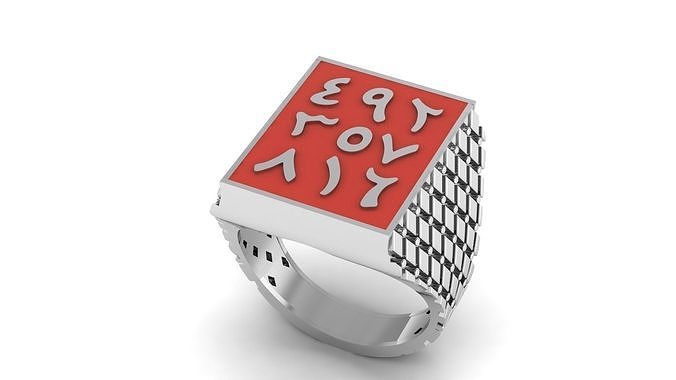 MAN RING SILVER OR GOLD 3D-2 3D print model