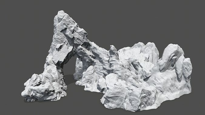 print rock formation 3D print model