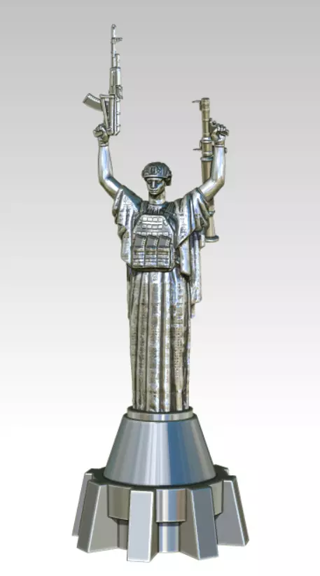 Ukrainian Motherland Monument 3D print model_0
