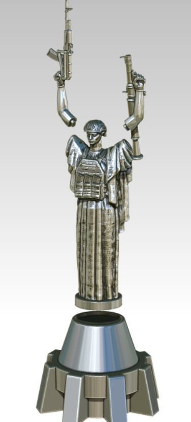 Ukrainian Motherland Monument 3D print model_2