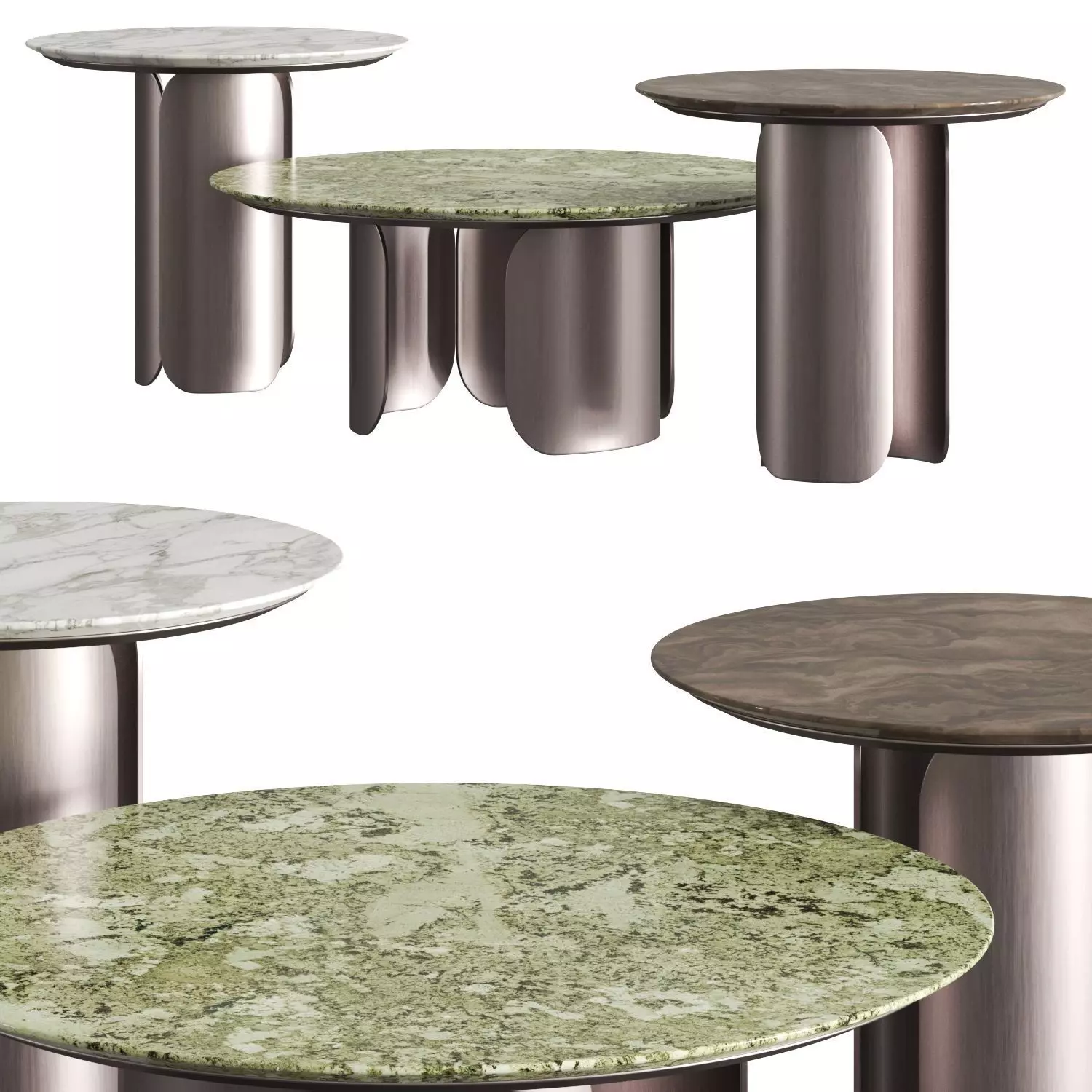 Opera Contemporary Gabriel Coffee Tables 3D model_0