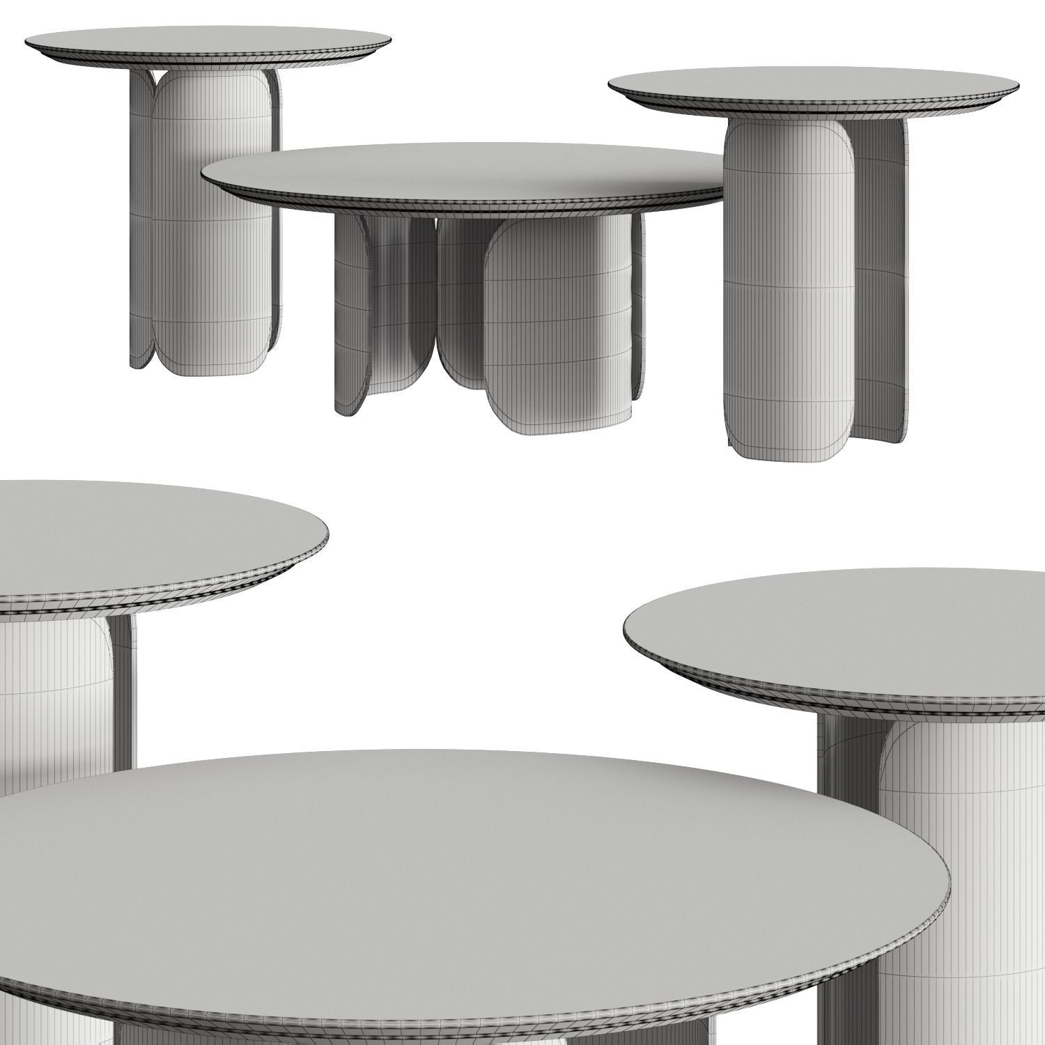 Opera Contemporary Gabriel Coffee Tables 3D model_1