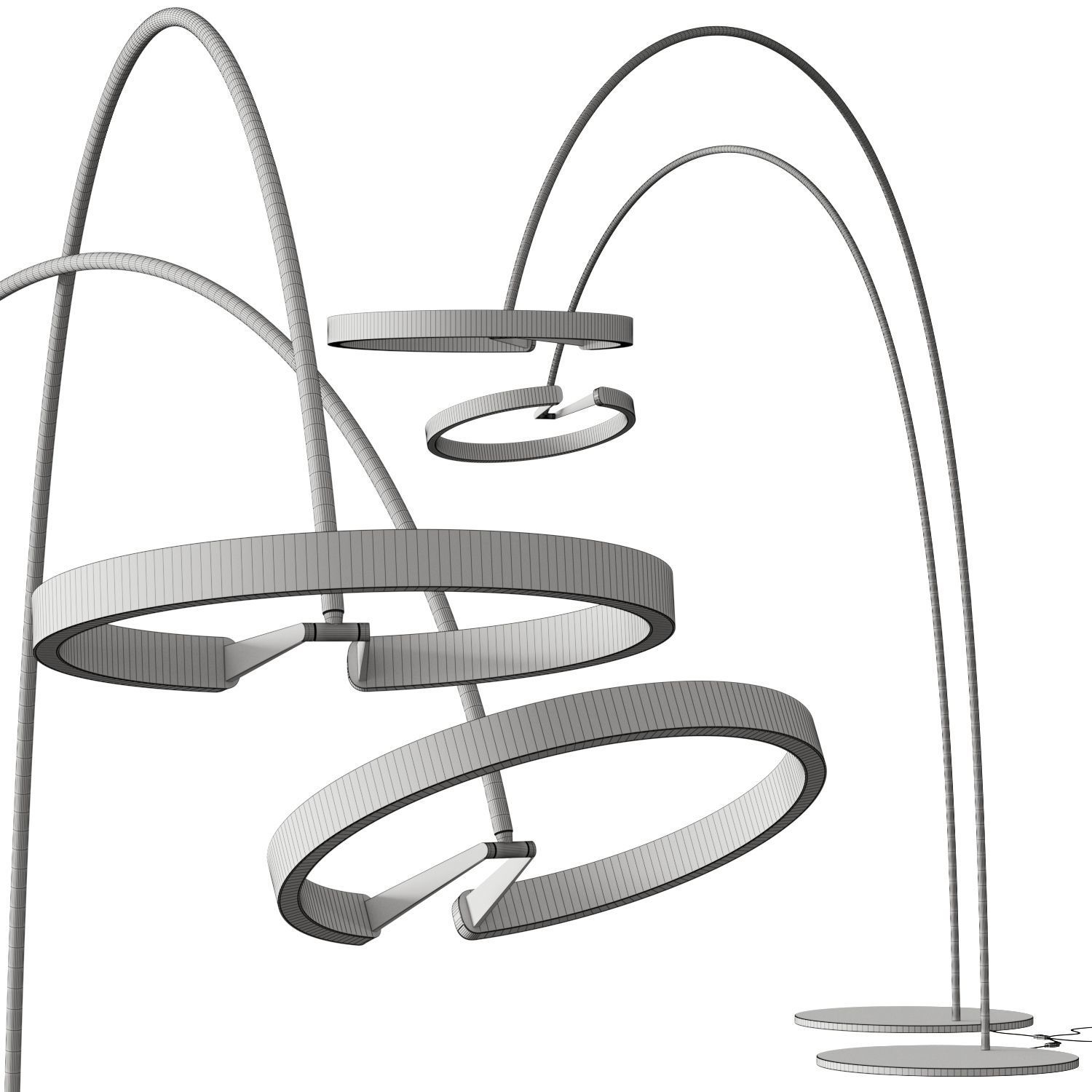 Occhio Mito Largo Floor Lamps 3D model_1